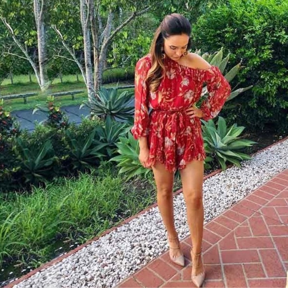 🚫 SOLD 🚫 ZIMMERMANN Corsair Romper In Washed Iris Floral - Picture 8 of 14